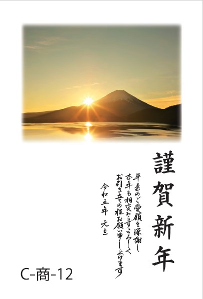 年賀状印刷　【カラー-10】100枚